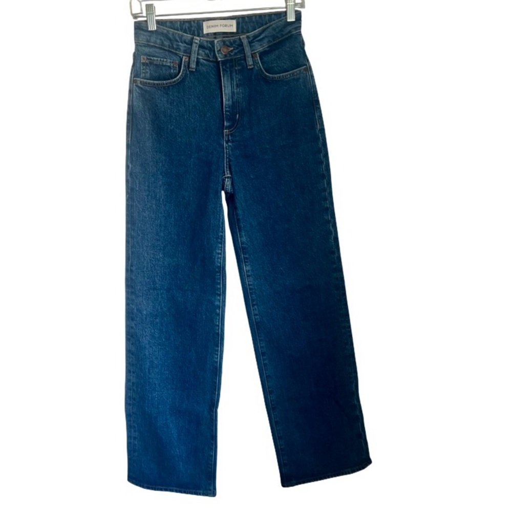 Aritzia Denim Forum Straight Leg High Rise Blue Jeans Women's Size 26